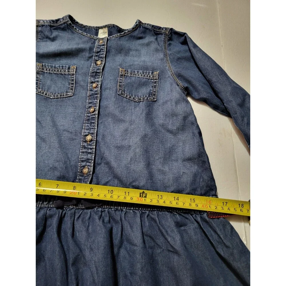 (#2) Oshkosh B'Gosh Girls  Blue Denim Dress Size 12